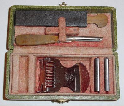 Vintage Lillicrap Hone, a safety razor blade sharpening tool made